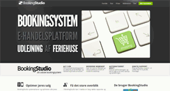 Desktop Screenshot of bookingstudio.dk